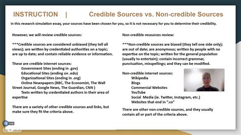 credible   credible sources