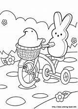 Coloring Marshmallow Pages Peeps Getcolorings sketch template