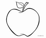 Manzana Cool2bkids Malvorlagen Apfel Manzanas Impresion äpfel sketch template
