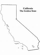 California Outline Map Coloring Ca Maps Kids Blank Capital State States Clipart Pages Color Regions Gif Cliparts Doodles Shape Dough sketch template
