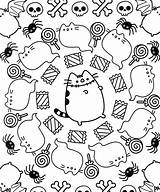 Pusheen Coloriage Coloringbay Sheets Pushen Colorier Imprimé Adami Uleso sketch template