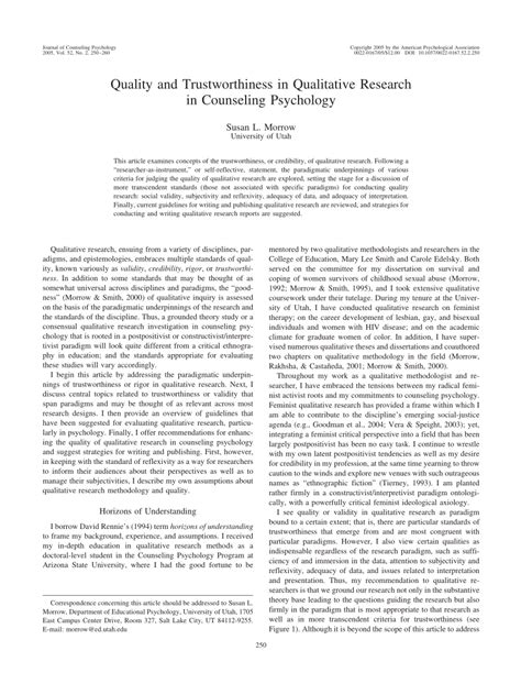 qualitative research paper