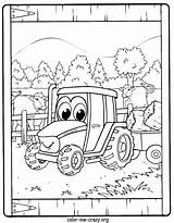 Tractor Coloring Pages John Deere Color Print Colouring Johnny Printable Crazy Disney Party Getcolorings Books Getdrawings Birthday Adult Kids Choose sketch template