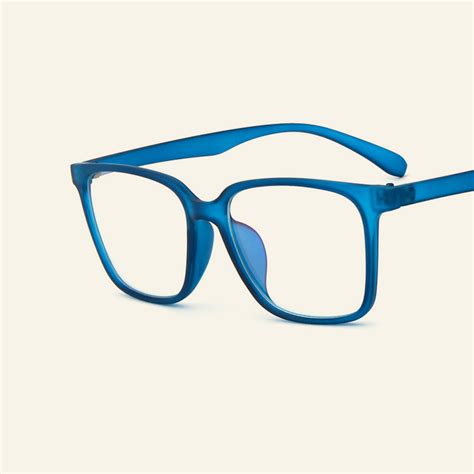 new fashion brand designer blue glasses frames men and women myopia