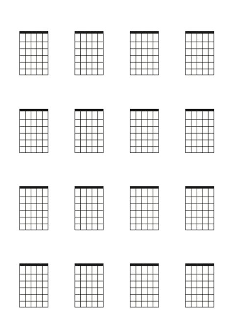 blank guitar chord chart grid