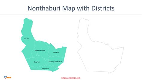 nonthaburi map  thailand ofo maps