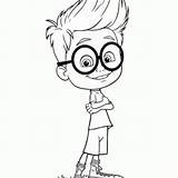 Peabody Sherman Coloring Mr Pages Printable sketch template