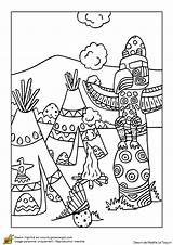 Indien Indiens Colorier Amerique Hugolescargot Représentation Pâques Fête Activité Thème Amérindien Paques Oeuf školka Omalovánky Tisku sketch template