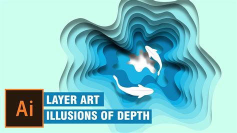 layer art  illustrator illustration illusions  depth