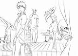 Bleach Coloring Lineart Lines Step Deviantart Group sketch template