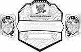 Wwe Clipart Wrestler Belt sketch template