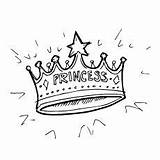 Princess Coronas Princesas Tiara Tiaras Desilusion Prinsessenkroon Kleurplaat Momjunction sketch template
