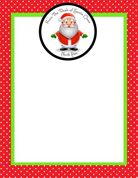 template  printable santa letterhead printable world holiday