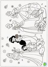 Princesas Princesse Prinsessen Princesses Magique Dinokids Kleurplaten Pintar Colorirdinokids Thestylishpeople Downloaden sketch template