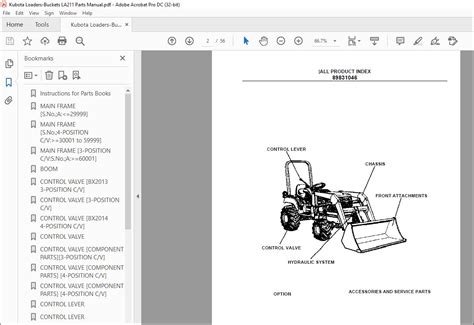 kubota loaders buckets la parts manual   heydownloads manual downloads