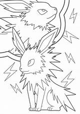 Coloring Pages Pokemon Eevee Eeveelutions Pikachu Adult Printable Book Anime Friends Pokémon Evolution Drawing Drawings Colouring Tulamama Collection Color Scans sketch template