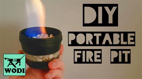 diy mini fire pit youtube