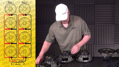 subwoofer wiring   ohm svc subs  parallel series youtube