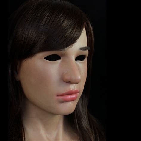 Transkin Silicone Rubber Female Mask Ultra Realistic With Facial