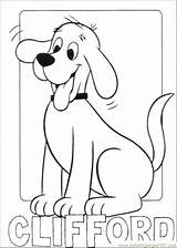 Clifford Coloring Dog Red Clipart Printable Pages Sheets Library Cartoons sketch template