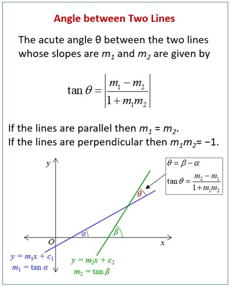 angle   lines examples solutions