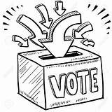 Vote Election Ballot Box Voting Sketch Clipart Vector Illustration Drawing Doodle Style Format Clip Stock Popular Sovereignty Nominations Agm Istock sketch template