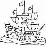 Ship Pirate Coloring Pages Kids Drawing Ships Navy Simple Printable Template Cruise Easy Getcolorings Color Getdrawings Clipartmag Sketch sketch template