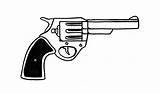 Armas Revolver Arma Desenhar Pistola Fogo Calibre Passo Lver sketch template