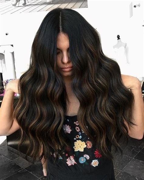 20 Brown Highlights On Black Hair That Looks Good Hairstylecamp