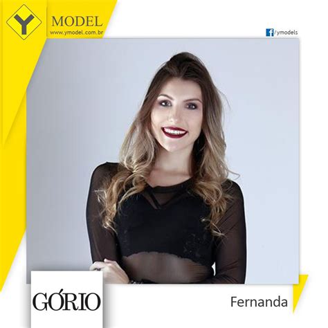 Fernanda Lojas Gório Y Model Model Fashion Women