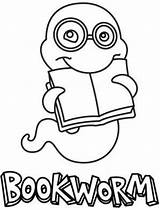 Bookworm Coloring Pages Kids Book Maybe Contest Drawing Embroidery Birthday Color Books School Party Board Getdrawings Template Cute Worms Music sketch template