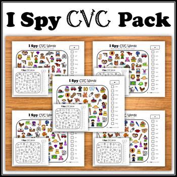 spy cvc words pack cvc words  spy preschool fine motor