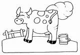 Vaca Desene Colorat Granja Lechera Animale Domestice Planse Vaci Qbebe Vacas Poze Desenat Clique sketch template