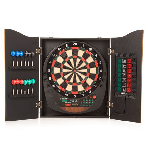 halex cricketview softech  electronic dart board  cabinet electronic dart boards