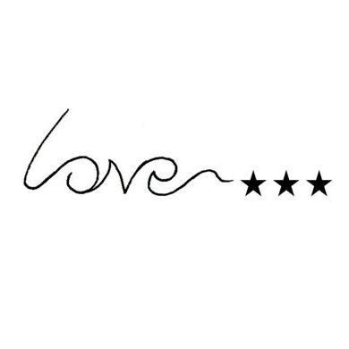 simple word love tattoo design tattoowoocom