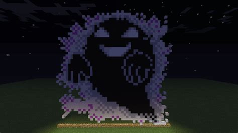 Minecraft Pixel Art 16 Marowak Ghost By Gojirayoshi On