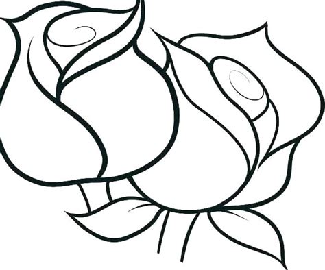coloring pages rose coloring pages