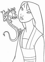 Coloring Mulan Mushu Merida Asie Princesas Guardado Mandalas Coloringfolder sketch template