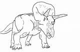 Triceratops Coloring Getcolorings Pages Printable sketch template