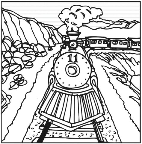 steam train coloring pages  kids series brings