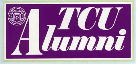 tcu alumni sticker