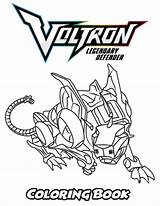 Coloring Defender Legendary Voltron Pages Book sketch template