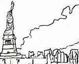 Coloring Pages Statue Sketchite sketch template