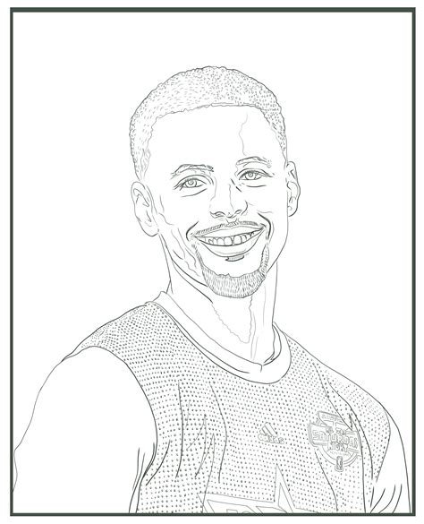 wardell stephen curry coloring pages