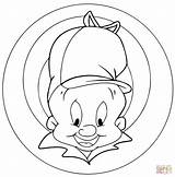 Elmer Fudd Looney Tunes Coloring Pages Supercoloring Printable Mouse Drawing Tweety Sylvester Taking Cartoon Comments Characters sketch template