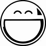 Coloring Grin Face Wecoloringpage sketch template