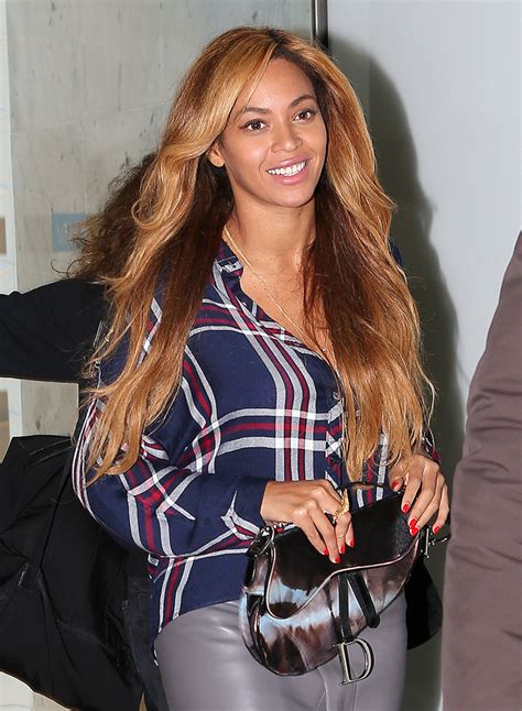 beyonce pulled a dior saddle bag from the back of her