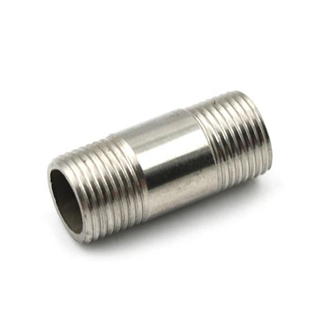 pcs ss male  male threaded pipe fitting stainless steel  pipe