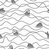 Fish Coloring Pages Slippery Pattern Template sketch template