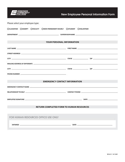 personal information sheet templates  allbusinesstemplatescom